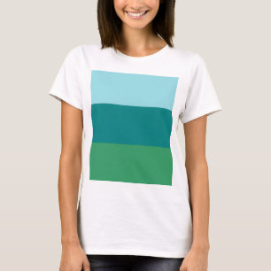 T-shirt Tanager Turquoise, sarcelle bleue et Kelly Green H