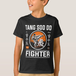 T-shirt Tang Soo Do Fighter - Pour Le Ventilateur Du Karat