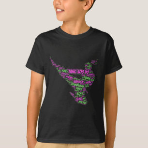 T-shirt Tang Soo Do Girls Karate Martial Arts Training Wor