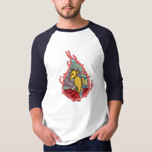 T-shirt Tanga the Seahorse Chemise Lumière Homme