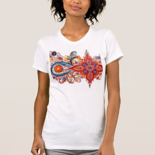 T-shirt Tangram Conception par : RokCloneDesigns T multico