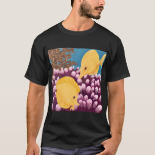 T-shirt Tangs jaunes et récif