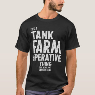 T-shirt Tank Farm Operative Don Funny Titre de l'emploi