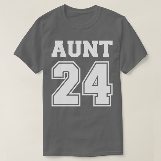 T-shirt Tante 2024 pour la première tante (Design devant)