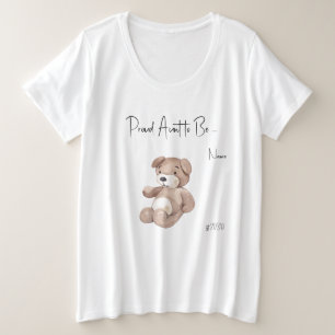 T-shirt Tante à Be Boho Baby shower Plus Taille
