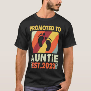 T-shirt Tante à venir promue Tante 2023  bébé re