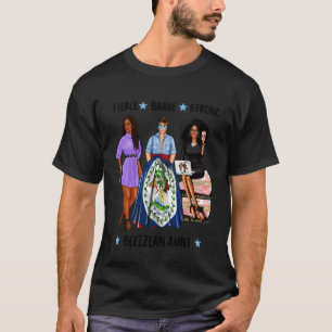 T-shirt Tante afro-bélizienne patriote femme bélizienne fi