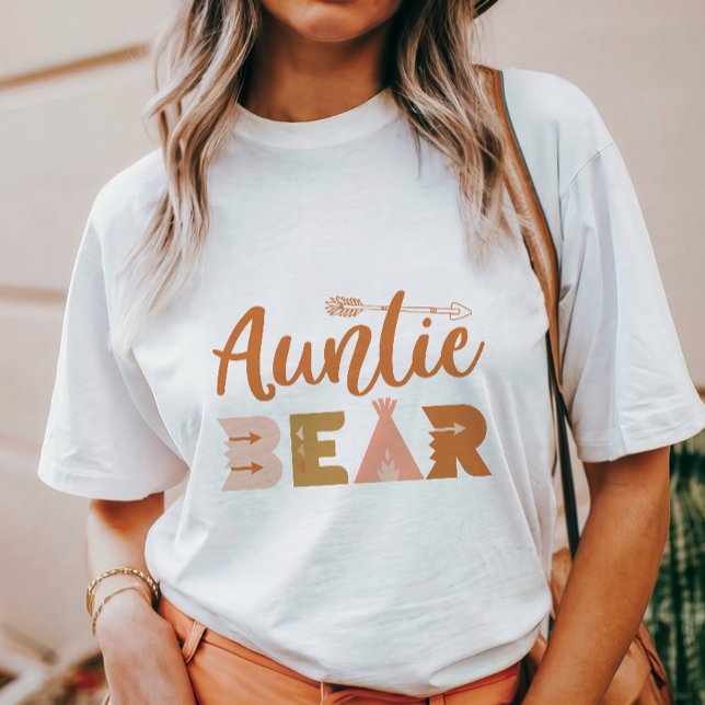 T-shirt Tante Boho Ours (Créateur téléchargé)