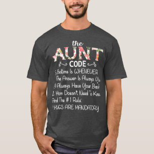 T-shirt Tante Code drôle tante amante tante