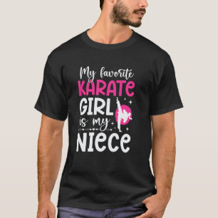 T-shirt Tante de karaté fière classique Tante de karaté