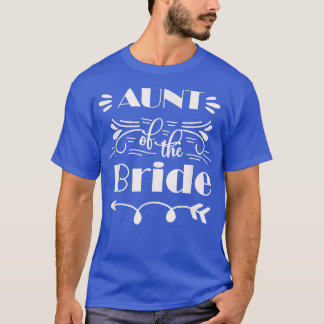 T-shirt Tante de la fête de mariage de mariée