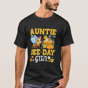 T-shirt Tante De La Fête Des Abeilles Fête Anniversaire Ab