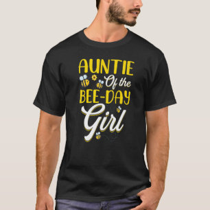 T-shirt Tante De La Fille De La Fête Des Abeilles Famille 