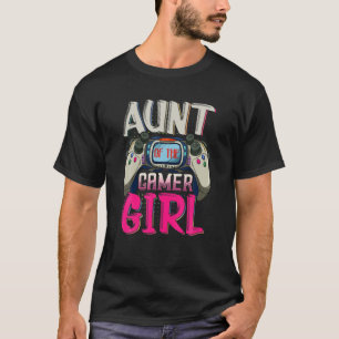 T-shirt Tante De La Gamer Fille Correspondant Anniversaire