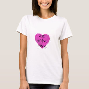 T-shirt Tante de la mariée