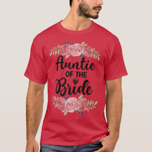 T-shirt Tante de la mariée Baby Shower Fête de mariage
