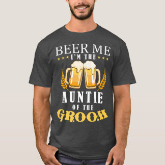 T-shirt Tante de la mariée, équipe de boisson de mariage 