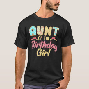 T-shirt Tante De L'Anniversaire Fille Sweetie Sweet Icecre