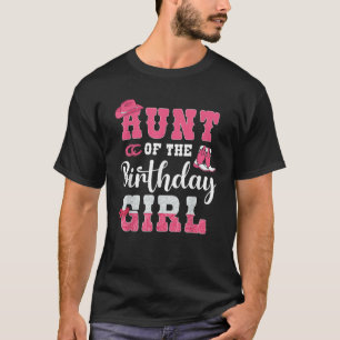 T-shirt Tante de l'anniversaire fille Western Cowgirl Thèm