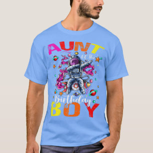 T-shirt Tante De L'Anniversaire Garçon Astronaut Thème Esp