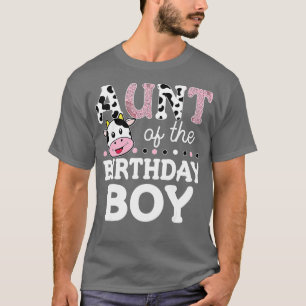 T-shirt Tante de l'anniversaire garçon Chemise ferme vache