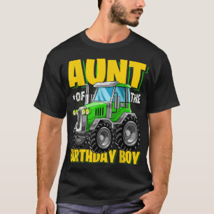 T-shirt Tante de l'anniversaire garçon jumelé famille Trac