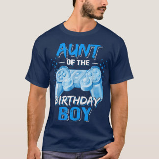 T-shirt Tante de l'Anniversaire garçon jumelé jeu vidéo na