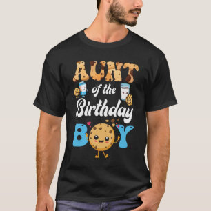 T-shirt Tante De L'Anniversaire Garçon Lait Et Cookies 1er