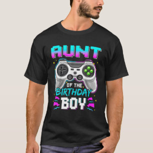 T-shirt Tante De L'Anniversaire Jeu Vidéo Garçon B-Day Top