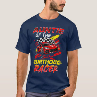 T-shirt Tante De L'Anniversaire Racer Race Party Famille M