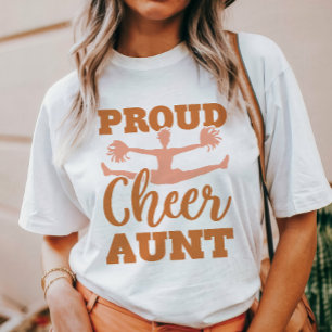 T-shirt Tante de pom-pom girls fière