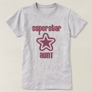 T-shirt Tante de superstar