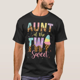 T-shirt Tante Des Deux Douces Crème De Glace D'Anniversair