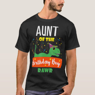T-shirt Tante Dinosaur T Chemise Drôle Anniversaire Garçon