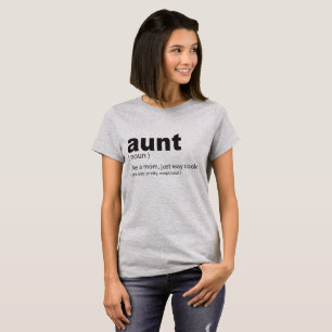 T-shirt tante drôle citation de tante définition