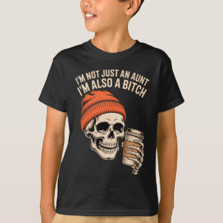 T-shirt Tante Drôle de Squelette Tatie