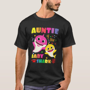 T-shirt Tante Du Bébé Requin Anniversaire Tante Requin