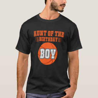 T-shirt Tante Du Costume Garçon D'Anniversaire Basketball
