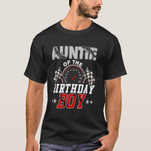 T-shirt Tante du garçon qui fête son anniversaire Course a