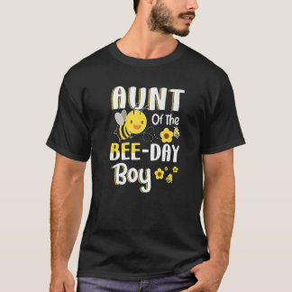 T-shirt Tante Du Jour De L'Abeille Fête D'Anniversaire