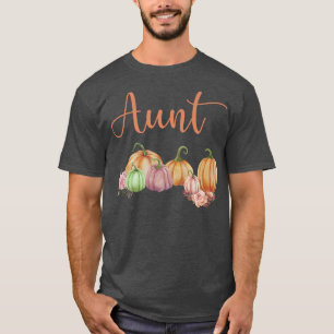 T-shirt Tante du petit Citrouille premier anniversaire Pom