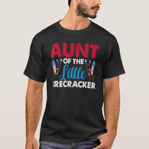 T-shirt Tante Du Petit Pirateur 4 juillet Birthda