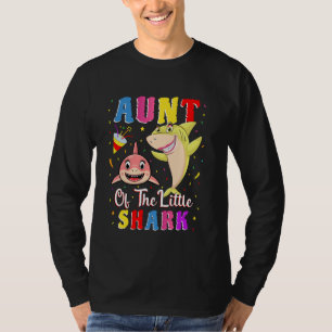 T-shirt Tante Du Petit Requin Tante Niece Requin Birthda