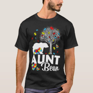 T-shirt Tante fière ours Autisme Famille Associée Sensibil