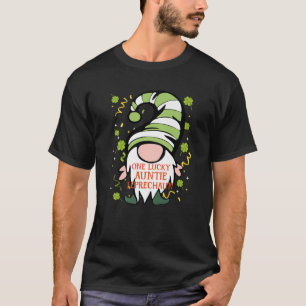 T-shirt Tante Funny St Patrick's Day Lucky Gnome Family M