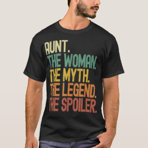 T-shirt Tante La Femme Mythe Légende Spoiler Drôle Femme