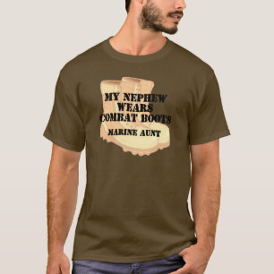 T-shirt Tante marine Nephew utilise le bloc de contrôle d