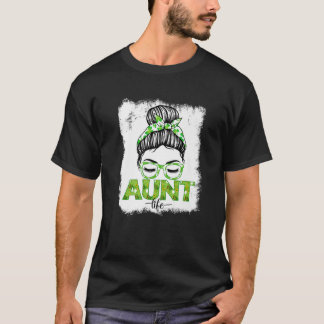 T-shirt Tante Messy Bun Funny St Patrick's Day Irish Lucky