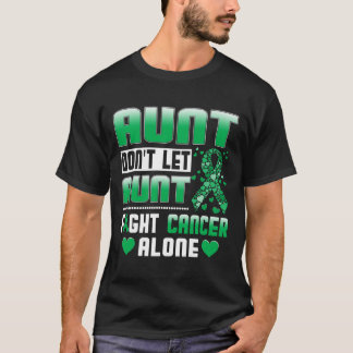 T-shirt Tante Ne laissez pas Tante combattre seul le cance