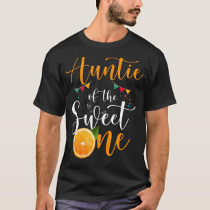 T-shirt Tante Of The Sweet Un 1er Anniversaire Famille Ora